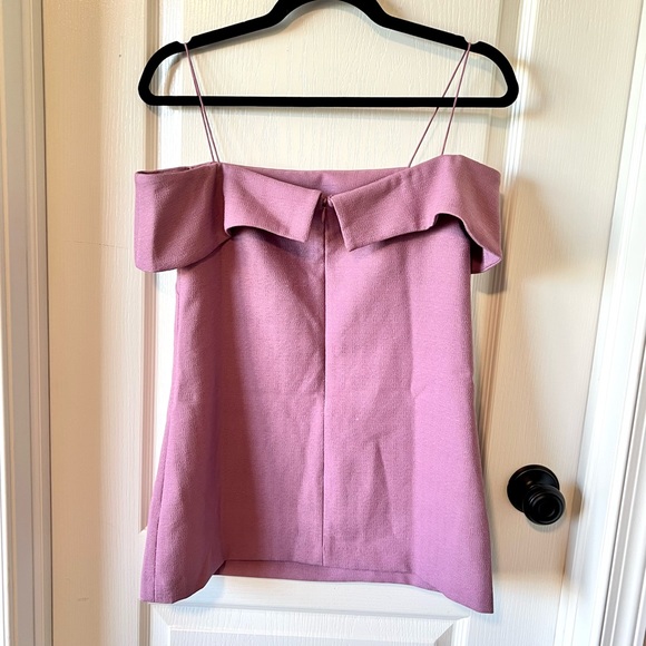 ASOS Off The Shoulder Purple Tunic Mini Dress—SZ. 4 - Picture 7 of 12